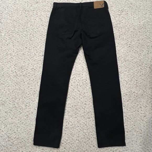 Men's American Eagle Outfitters AE Black Cotton Jeans Pants 32"x34" - Picture 3 of 7